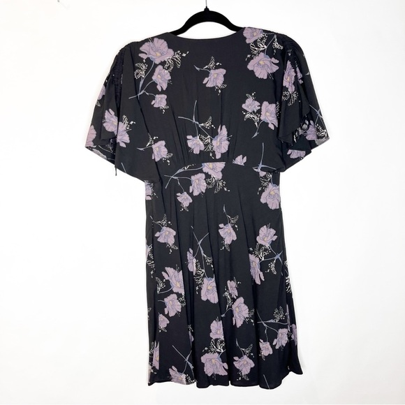 FREE PEOPLE | Drapey Melanie Printed Mini Dress in Night - Picture 3 of 6